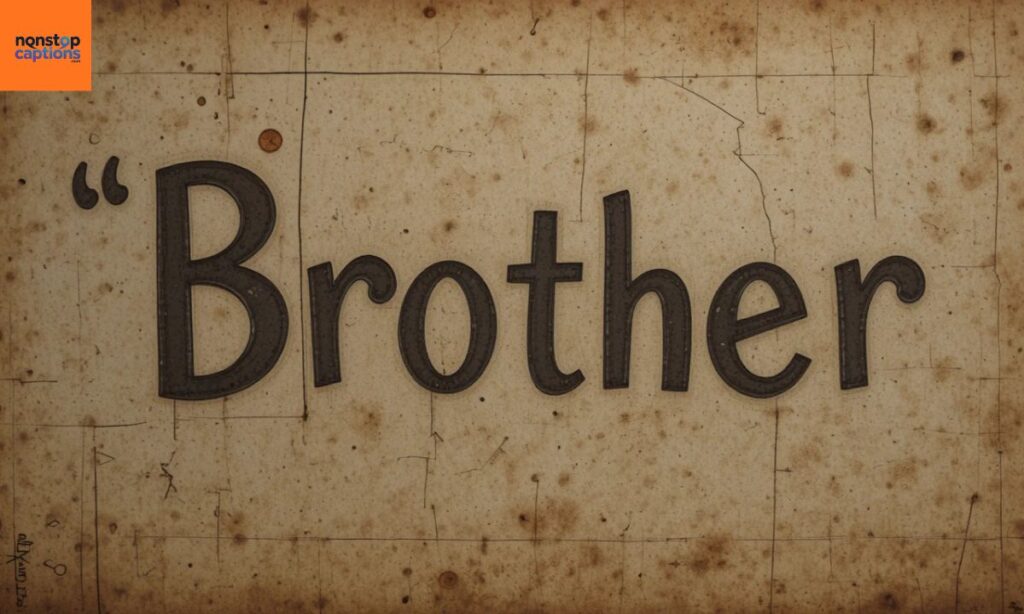 Big Brother Captions for Instagram