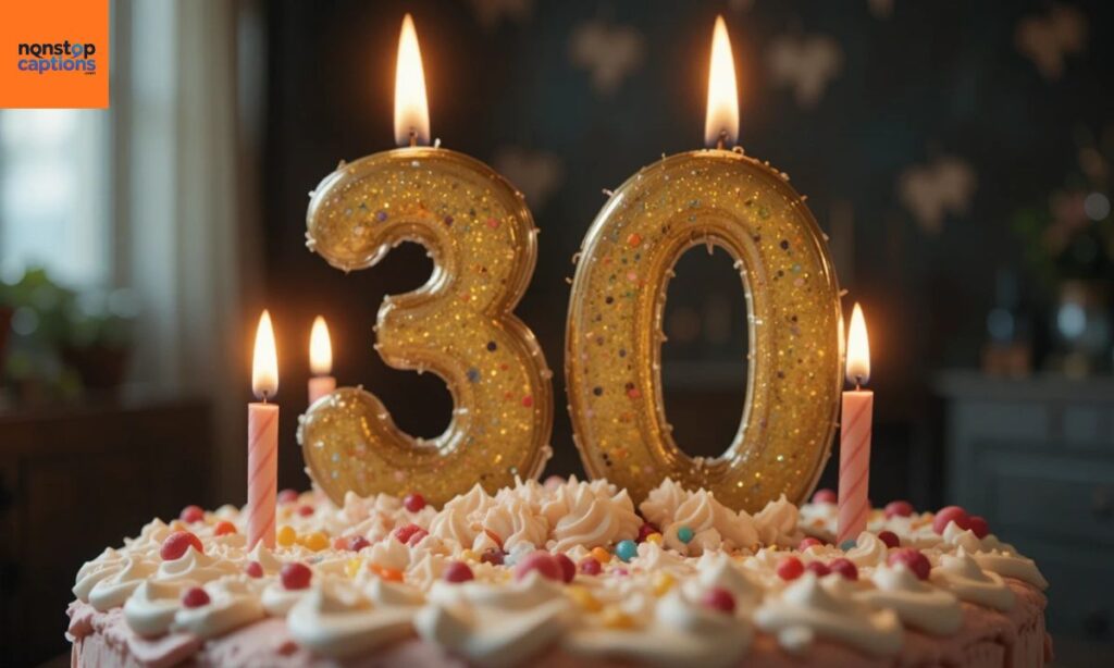 Cute 30th Birthday Captions