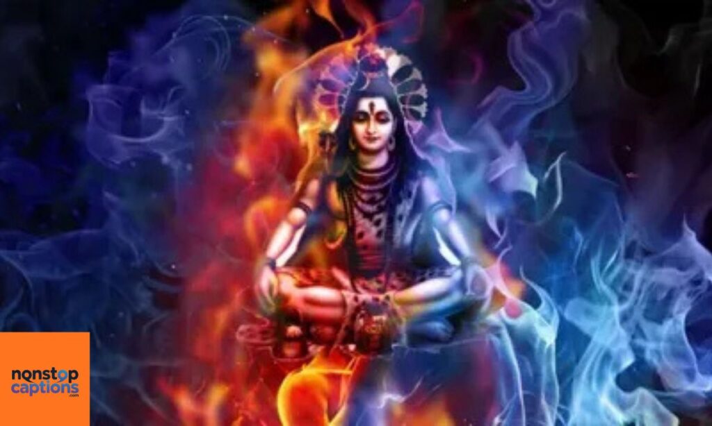 Devotional Lord Shiva Caption