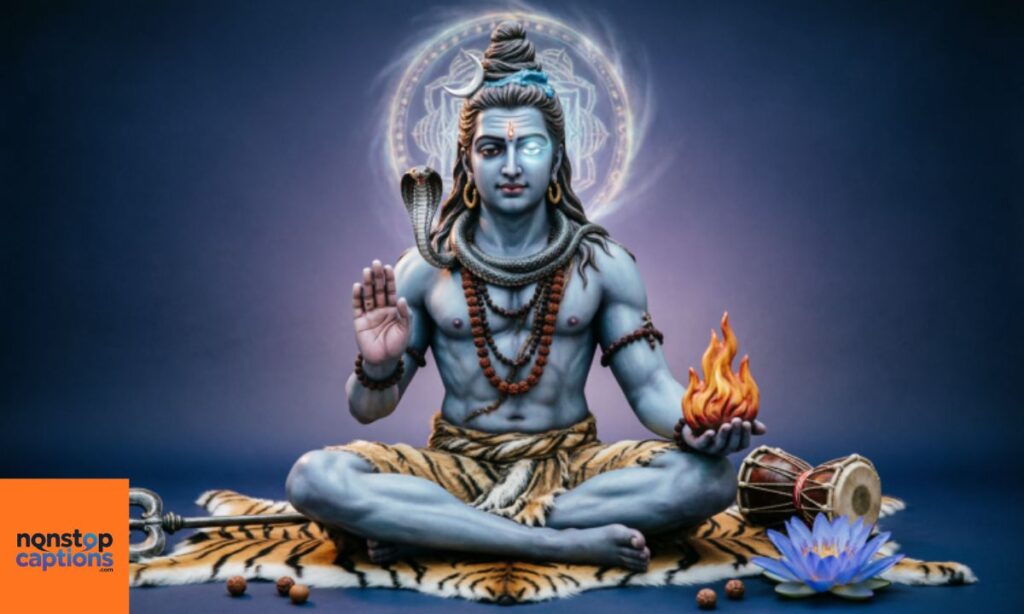 Divine Lord Shiva Captions