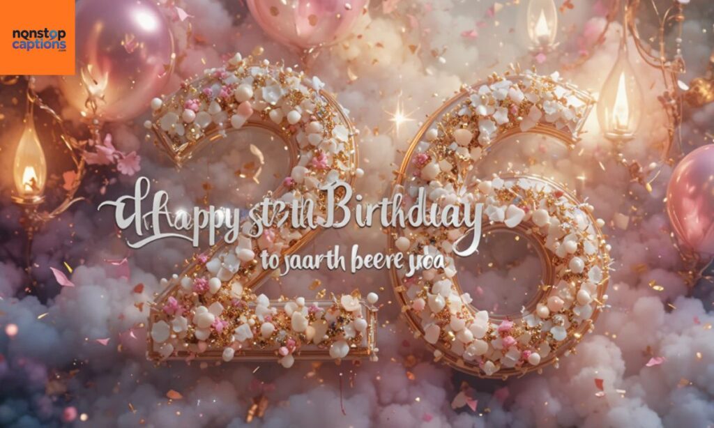 Funny 26th Birthday Captions