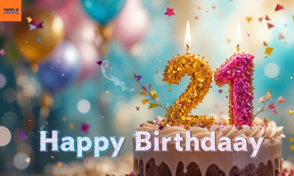 Funny Captions for 21st Birthday