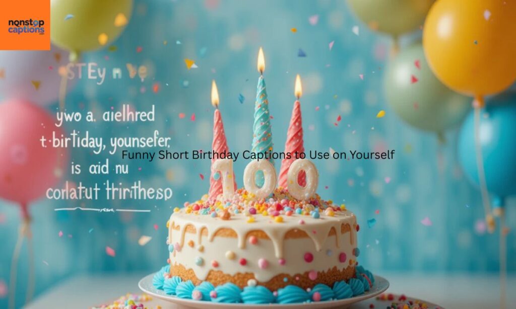 Funny Short Birthday Captions to Use on Yourself