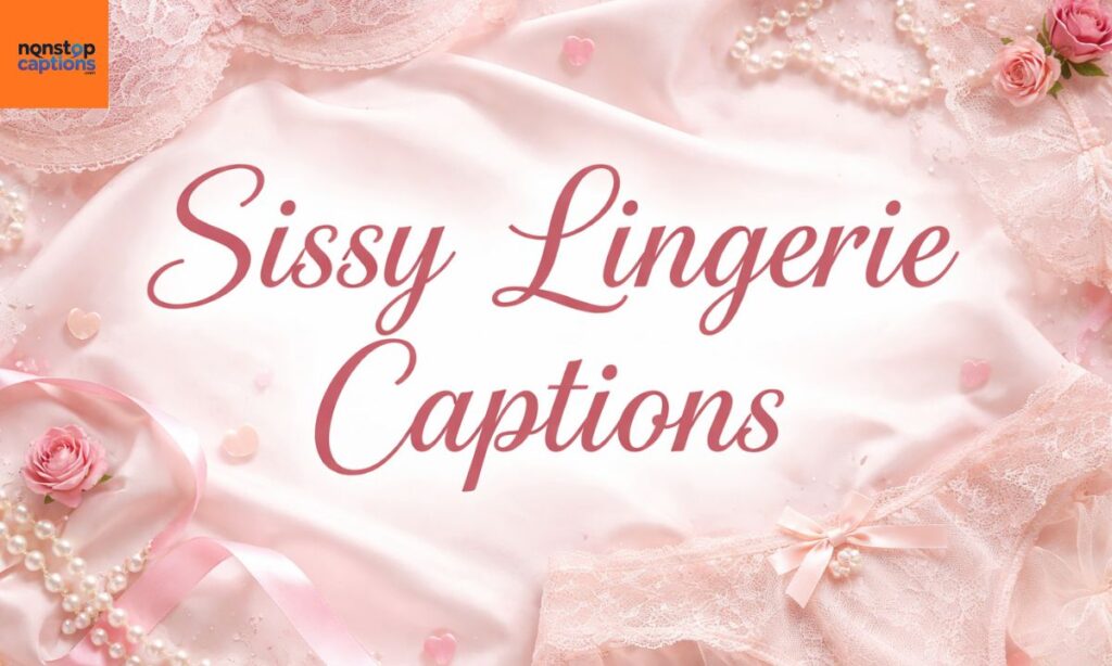 Intimate and Romantic Mood Sissy Lingerie Captions