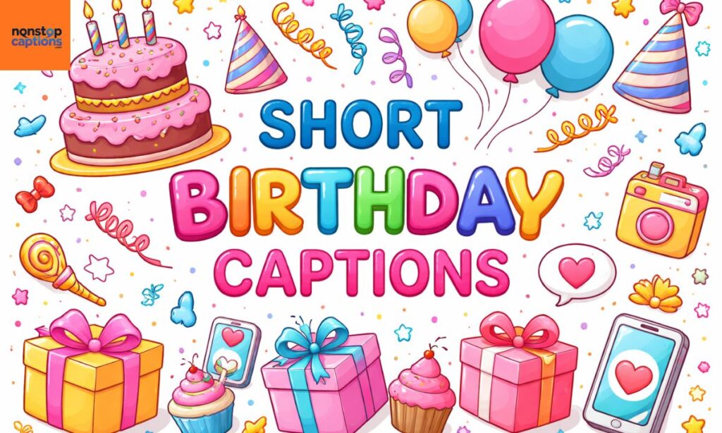 Milestone Short Birthday Captions of Yours