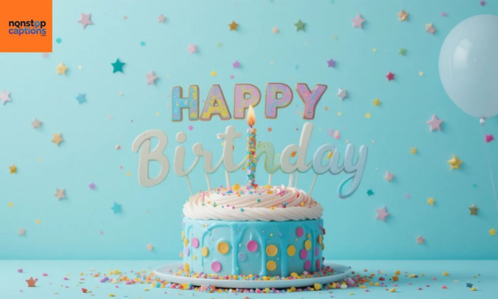 One Word Birthday Instagram Captions