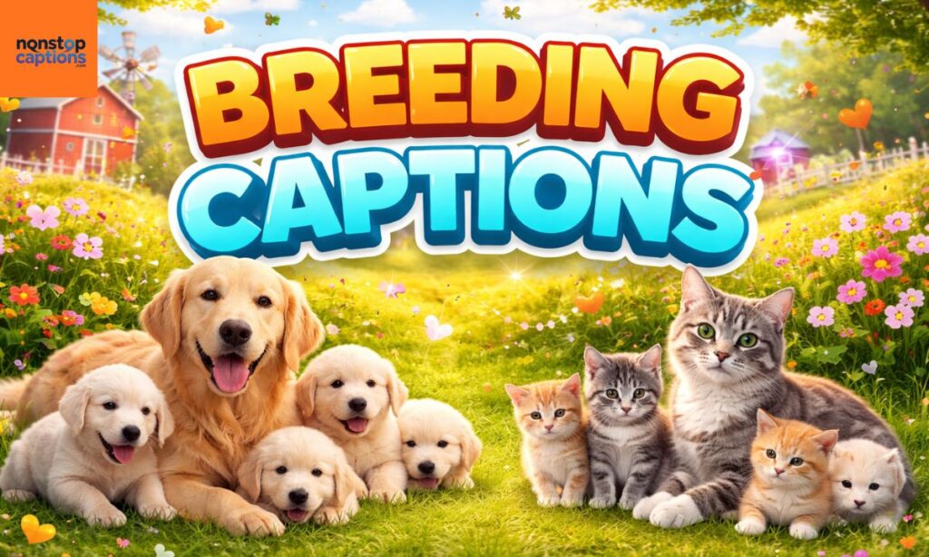 Romantic Breeding Captions Full of Love