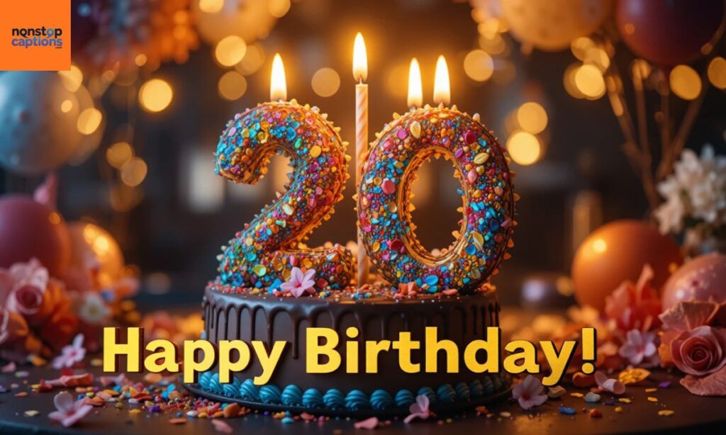 Savage 20th Birthday Captions