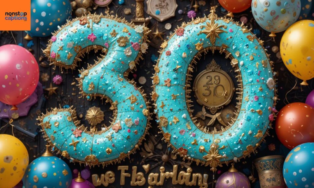 Short 30th Birthday Captions for Yourself Instagram