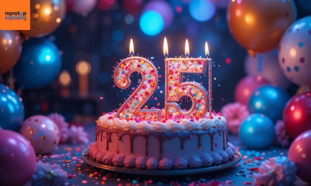 Short Captions for 25th Birthday Girl