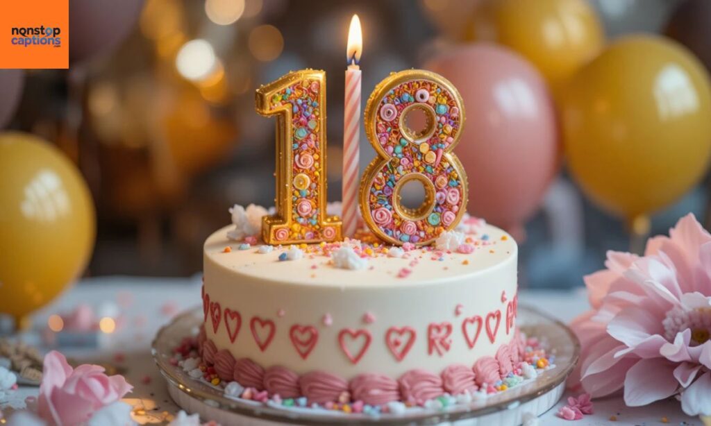 Short & Sweet 18th Birthday Captions