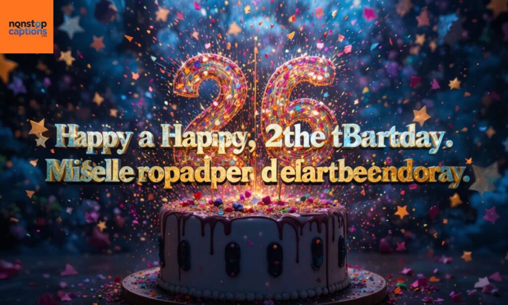 Where to Find Good 26th Birthday Captions