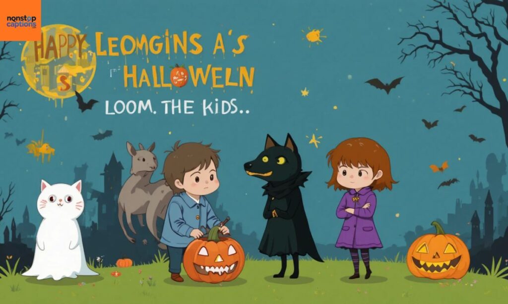 Scary Halloween Captions For Kids
