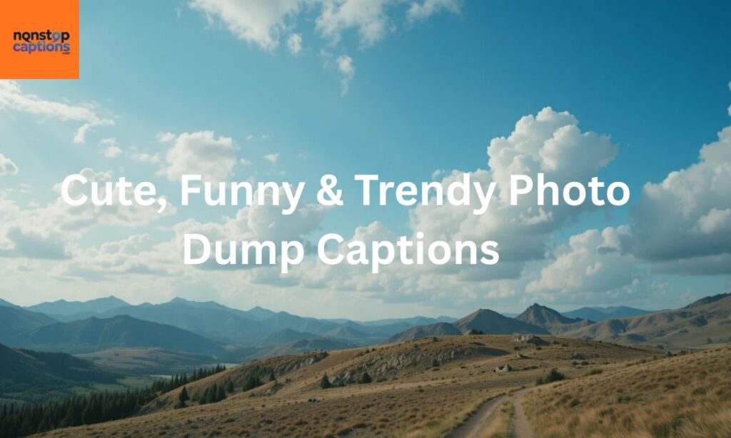 Photo Dump Captions Funny