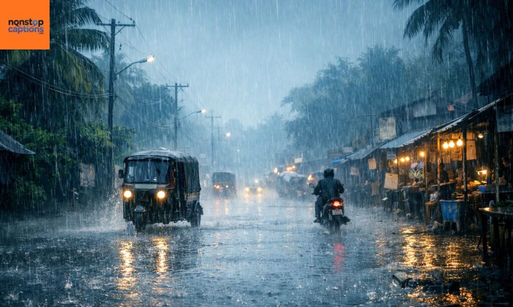 Playful and Funny Rainy Day Captions