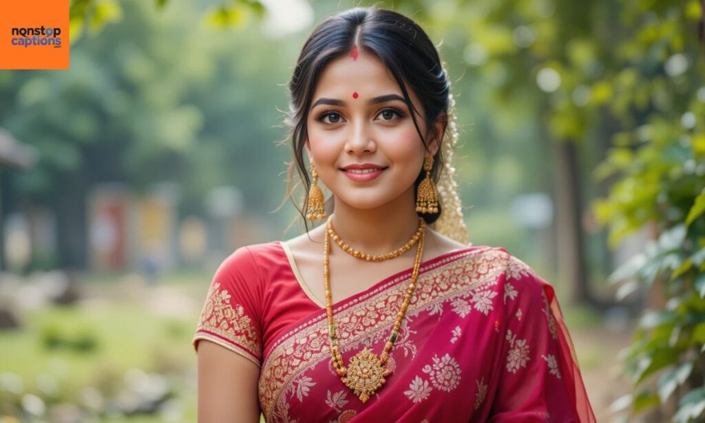 Saree Captions for Instagram in Marathi