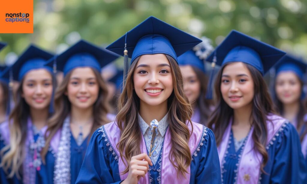 Short Graduation Captions with Parents