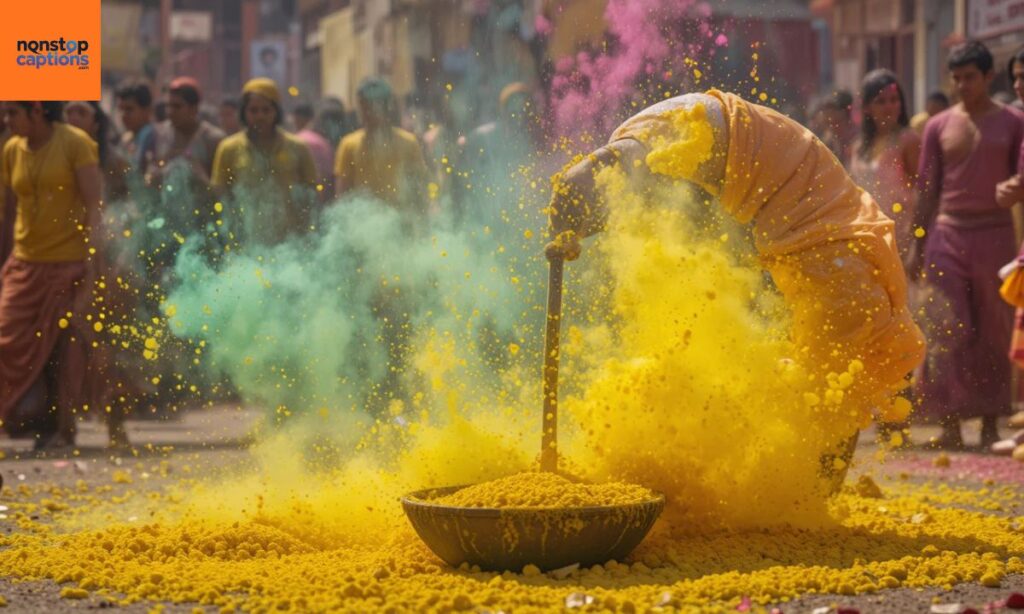 Short Holi Captions for Instagram