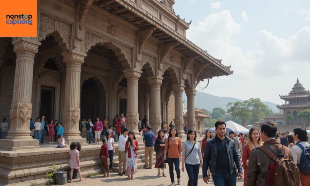 Spiritual & Devotional Temple Captions for Inner Peace