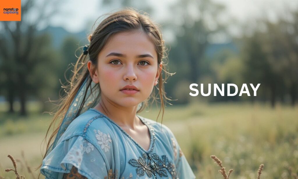 Sunday captions
