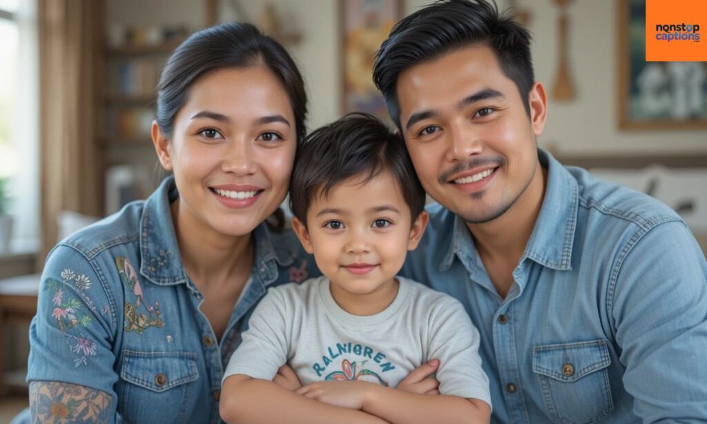 Family Picture Caption