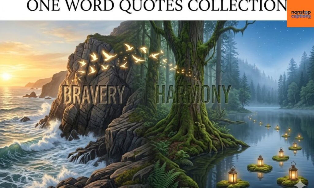 Powerful One Word Quotes That Speak Volumes