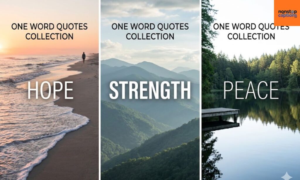 Motivational One Word Quotes for Success