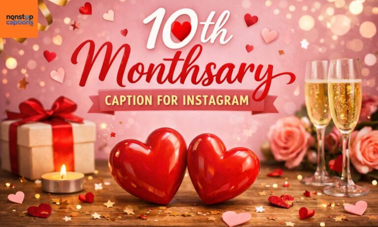 10th Monthsary Caption for Instagram