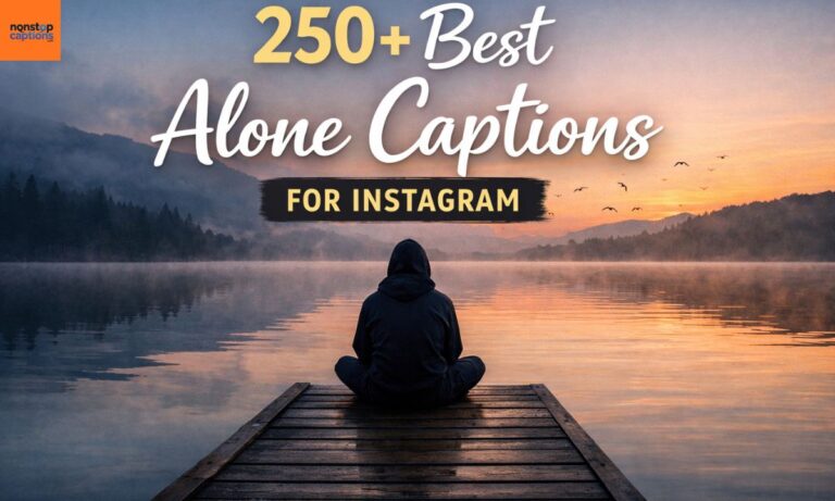250+ Best Alone Captions for Instagram