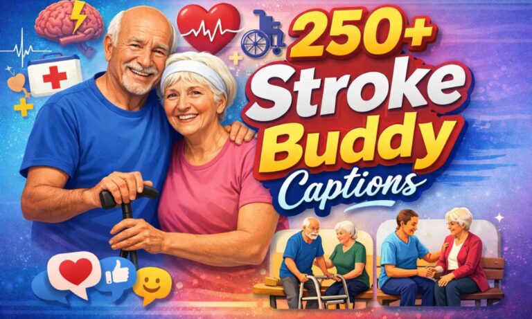 250+ Stroke Buddy Captions