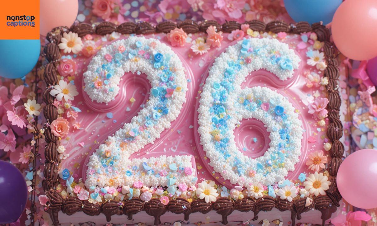 26th Birthday Captions