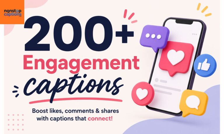 Engagement captions