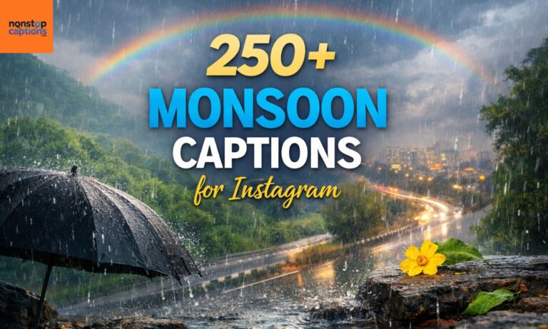250+ Monsoon Captions for Instagram