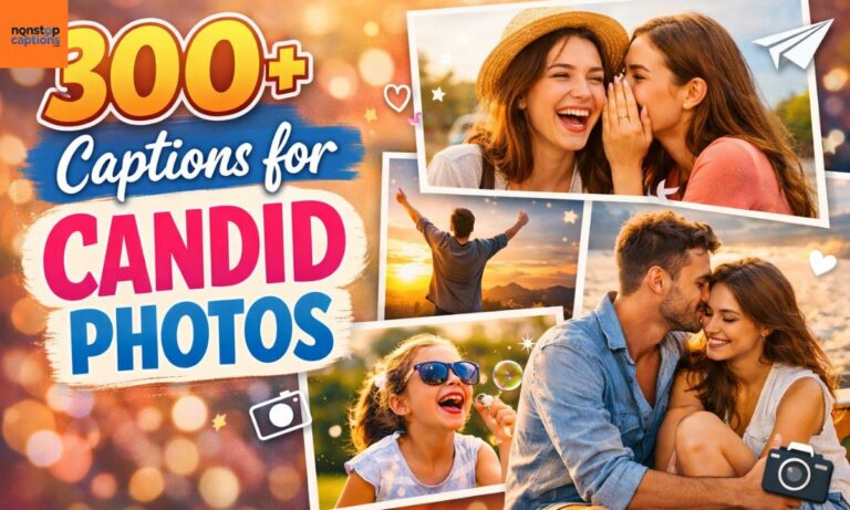 300+ Captions for Candid Photo