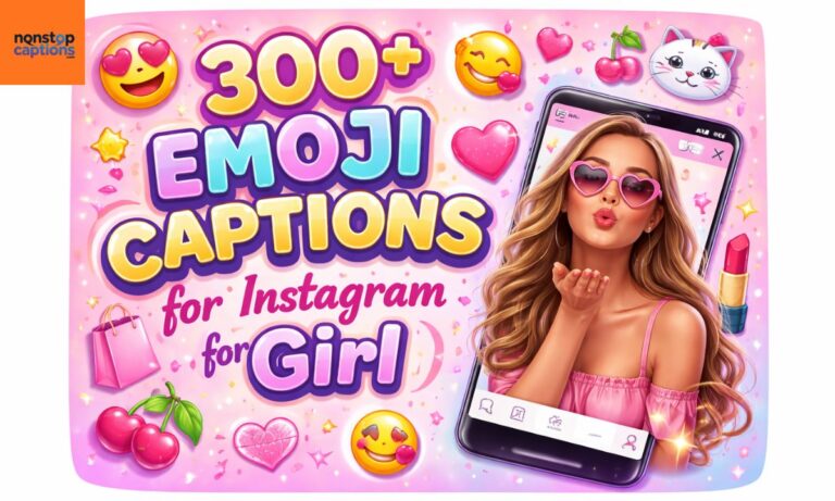 300+ Emoji Captions for Instagram for Girl