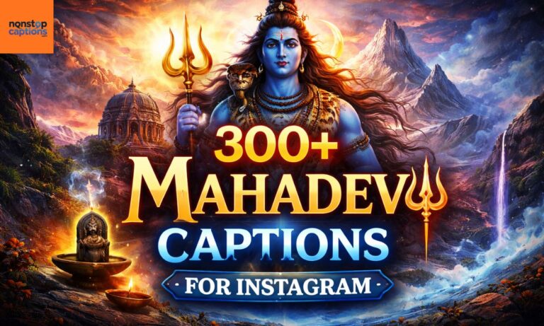 300+ Mahadev Captions for Instagram