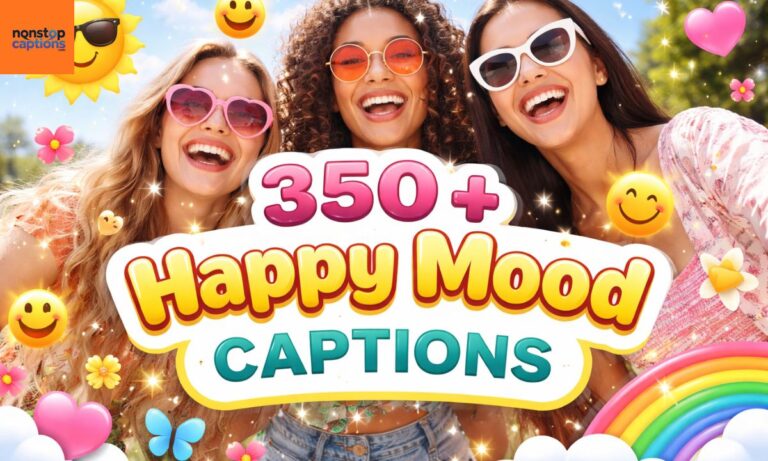 350+ Happy Mood Captions