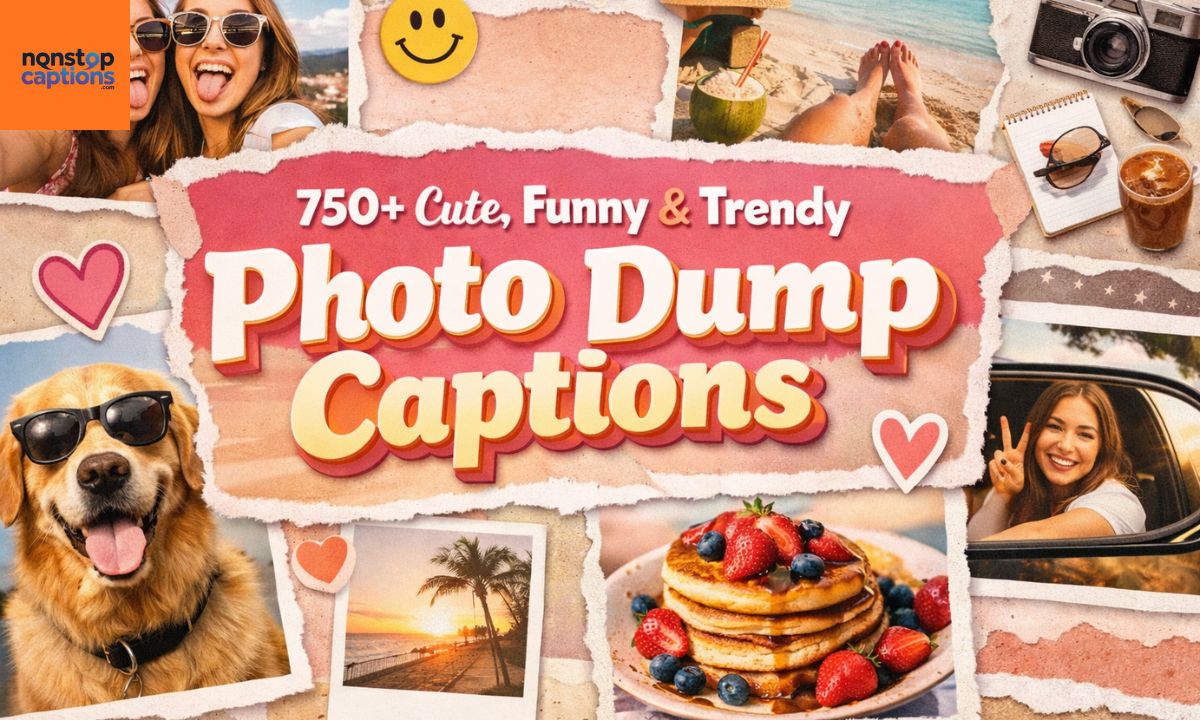 750+ Cute, Funny & Trendy Photo Dump Captions