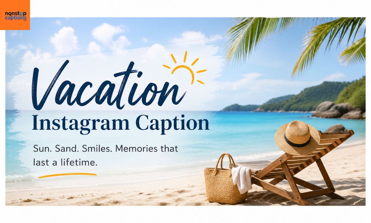 Vacation Instagram Caption