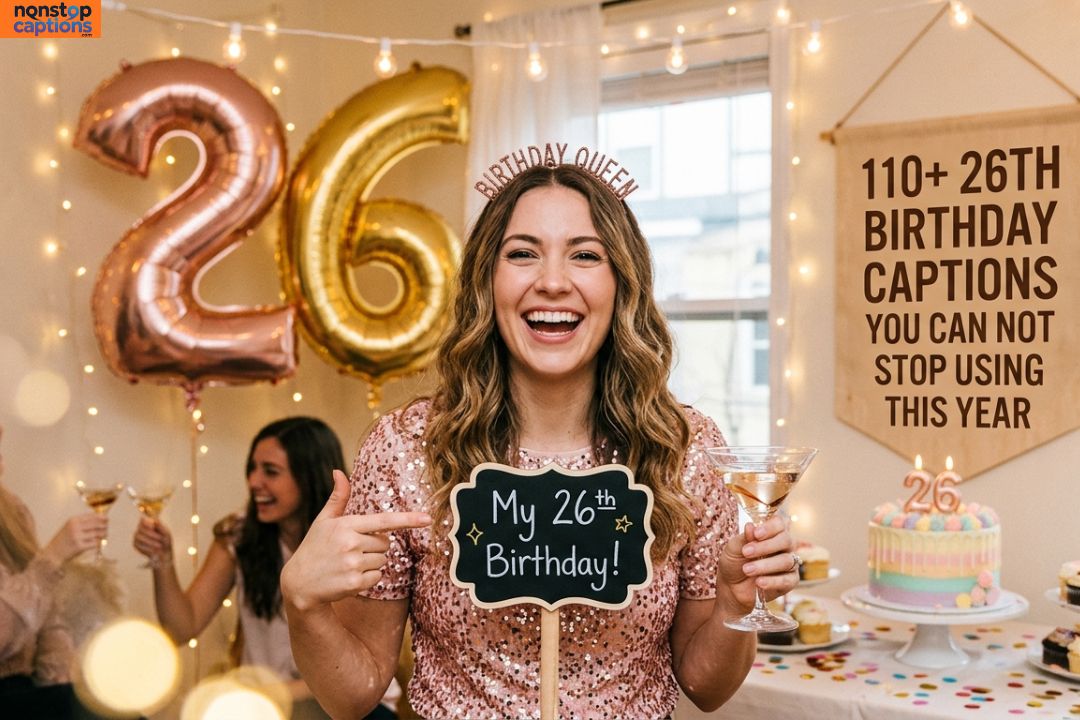 110+ 26th Birthday Captions You Can Not Stop Using This Year