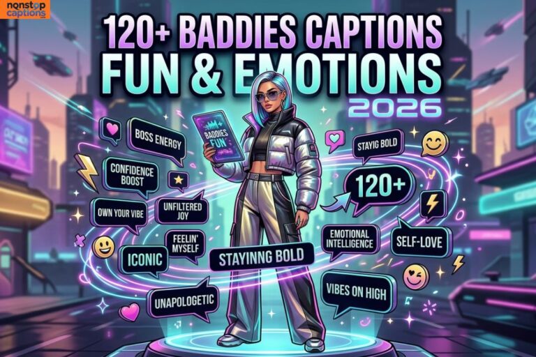 120+ Baddies Captions Fun and Emotions – 2026 (1)