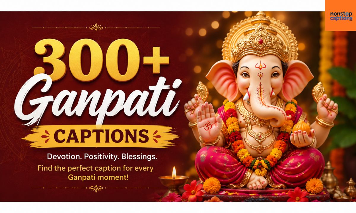 Ganpati Captions