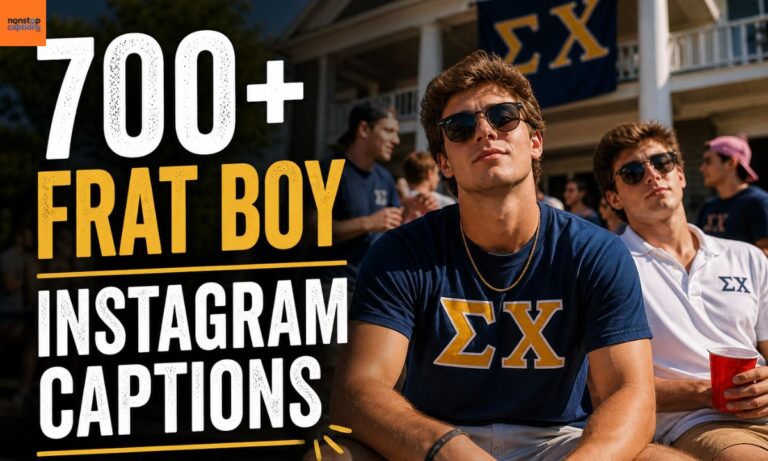 Frat Boy Instagram Captions