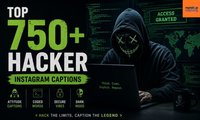 Hacker Instagram Captions